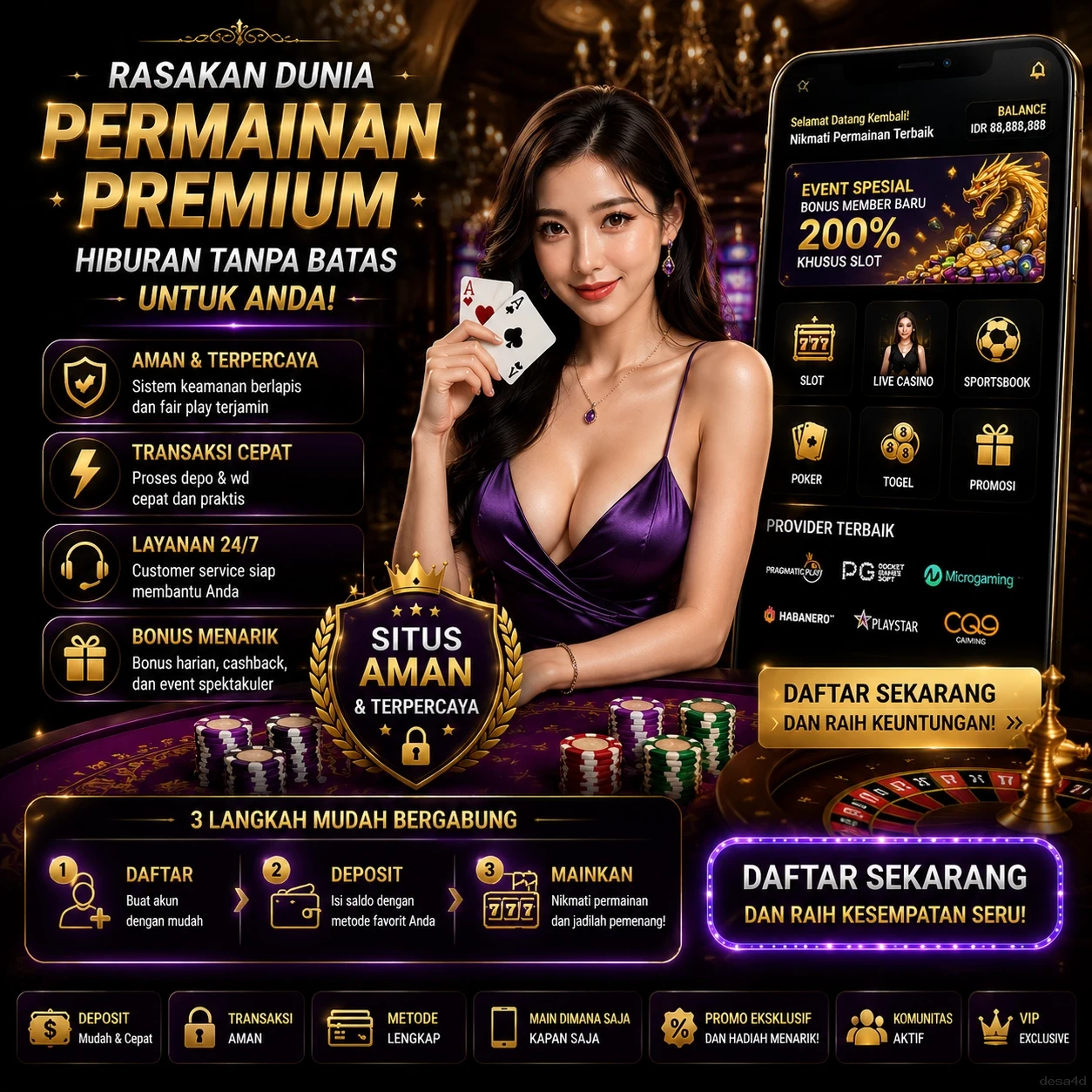 Apa Saja Jenis Aplikasi yang Tersedia di desa4d